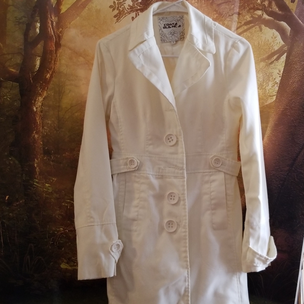 Size 4 Ivory Spring Coat